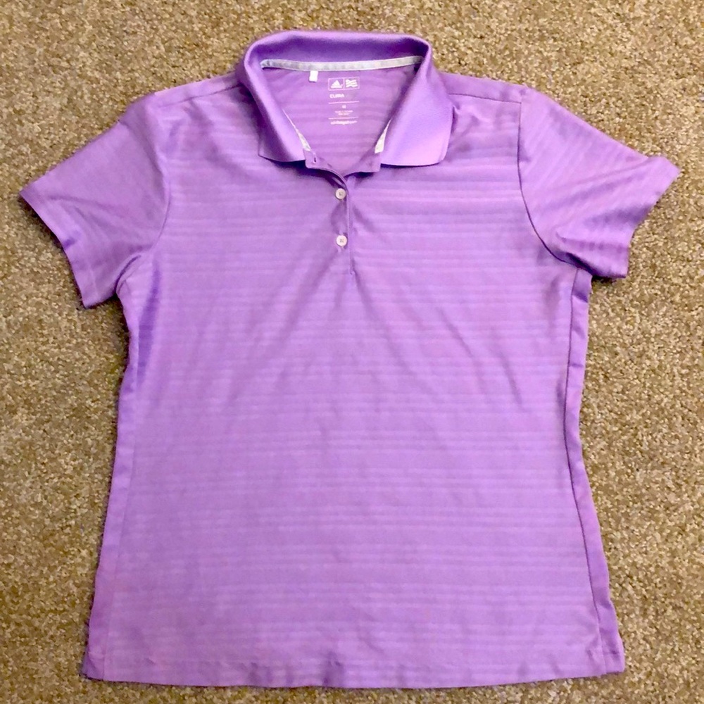 Women’s Adidas Purple Collar Polo